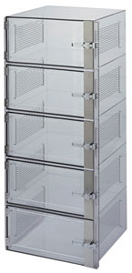 Desiccator, Static Dissipative PVC, Five DoorMicron-Aire